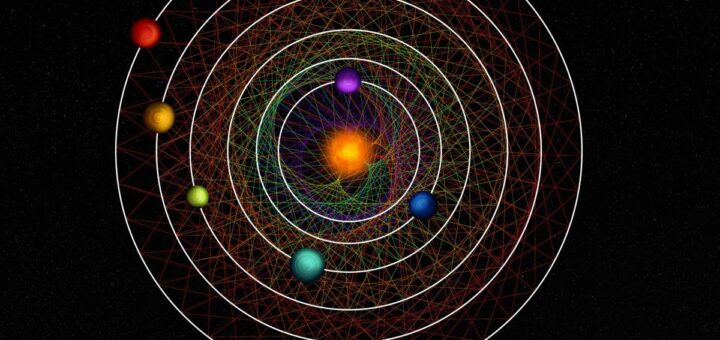 Descubren un extraño sistema solar con seis planetas que bailan sincronizados